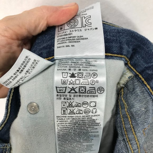 Levis Jeans Mens 31x32 550 Relaxed Fit Medium Wash Mid Rise 100% Cotton - Picture 5 of 13